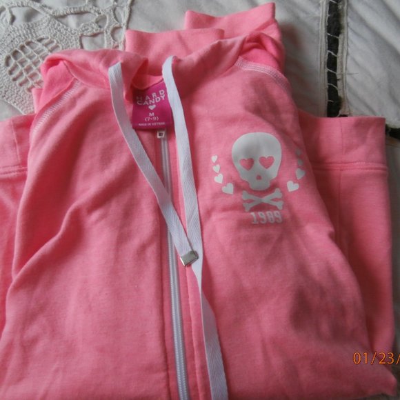 Hard Candy Jackets & Blazers - Light hoodie with skull